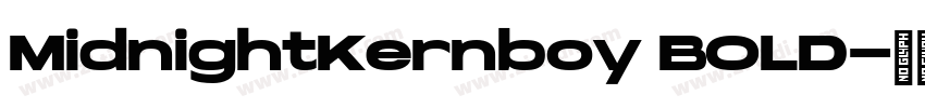 MidnightKernboy BOLD字体转换